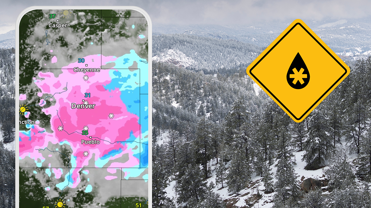 Up to a foot of snow - Late-season winter storm for the Rockies ...