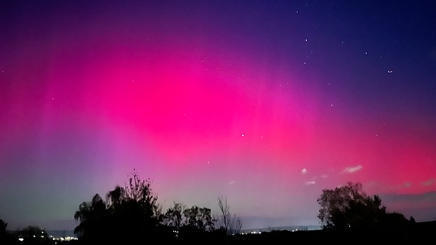 Polarlicht über Saffig