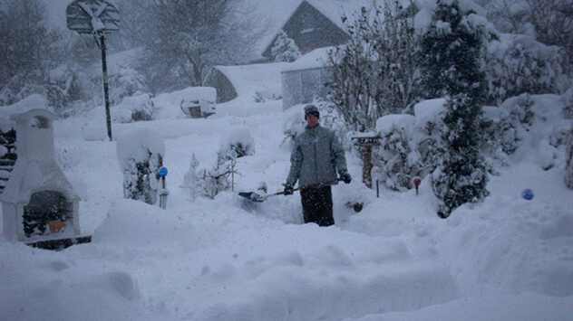 Schneechaos im Münsterland