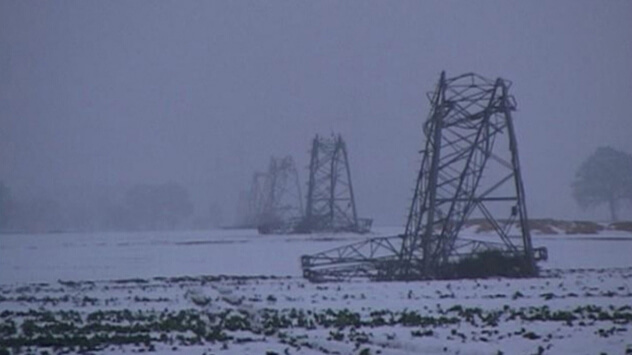 Schneechaos im Münsterland