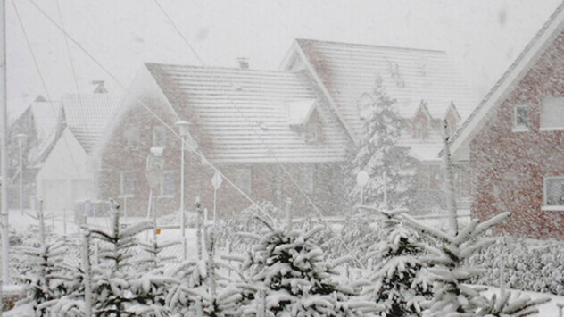 Schneechaos im Münsterland