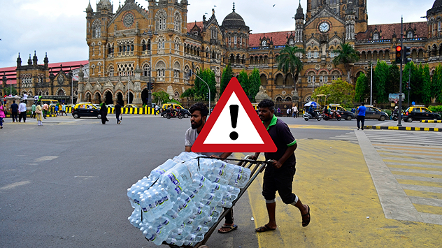 Mumbai is grappling with a worsening water crisis as delayed monsoon rains have pushed reservoir levels down to just 10.35% of total storage capacity.