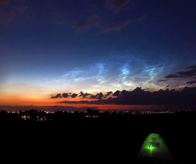 Noctilucent clouds