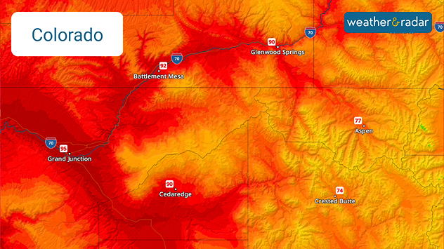 La topografía de Colorado da lugar a diferentes climas en función de la altitud.