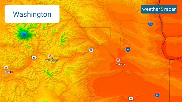 La topografía de Washington da lugar a diferentes climas en función de la altitud.