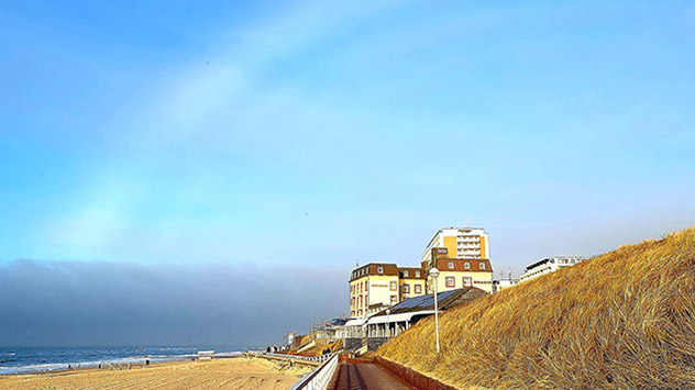 © Sylter Sekunden by Uwe Schmale via WetterMelder Deutschland Sonnenschein und Nebelbogen über Sylt