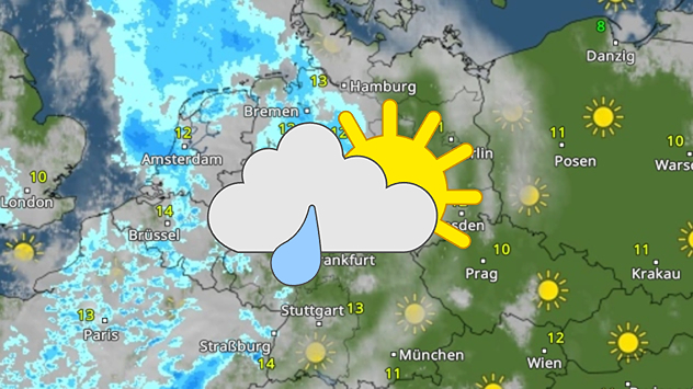 WetterRadar Sonntag