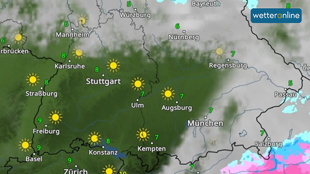 WetterRadar Sonntag