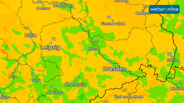 Tiefstwerte Dienstag 30. Juli 2024