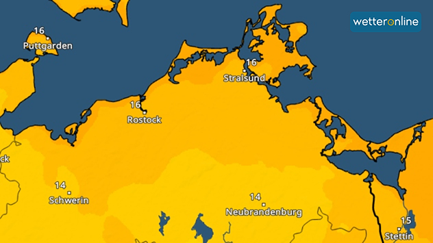 TemperaturRadar Ostsee