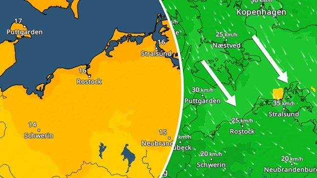 WindRadar Ostsee TemperaturRadar
