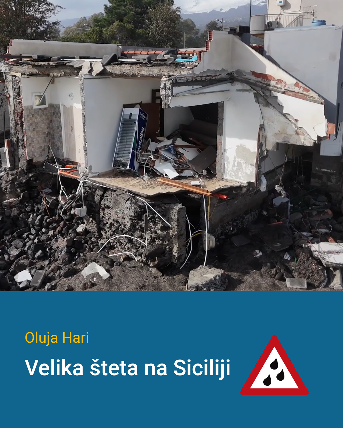 Šteta od oluje Hari