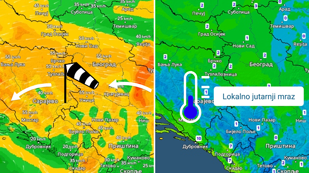 Vetrovito, prohladna jutra