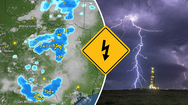 Amenaza de tormenta en Texas
