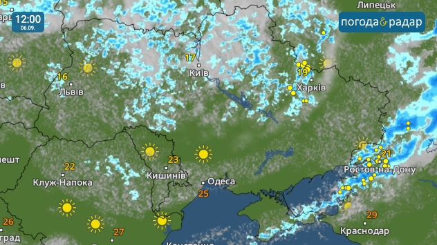 Прогноз погоди в Україні