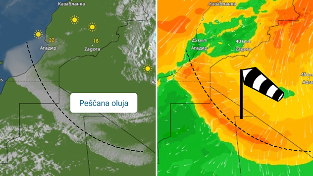 Peščana oluja u Africi