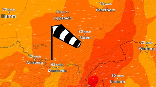 WindRadar für Westfalen und Nordhessen