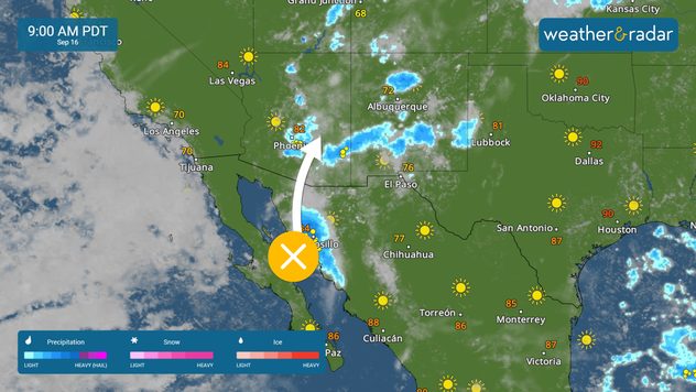 Low pressure in the Gulf of California will supercharge the Monsoon.