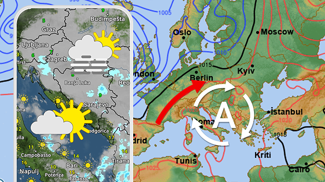 Vikend oblačan na kopnu. Onda?