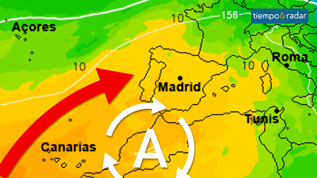 Este repunte de inestabilidad durará poco. A partir de mañana, las altas presiones comenzarán a imponerse de nuevo y lo harán por un periodo prolongado. 