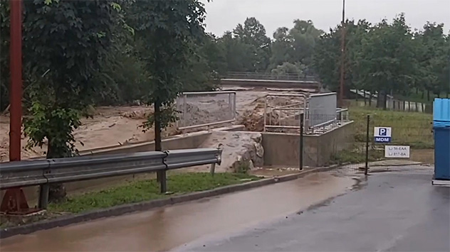 Hochwasser Slowenien