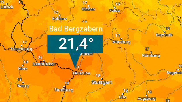 Tropennacht TemperaturRadar