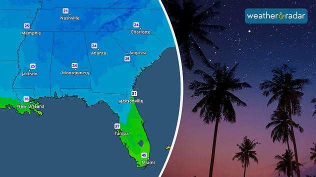 Frío Noche en Florida