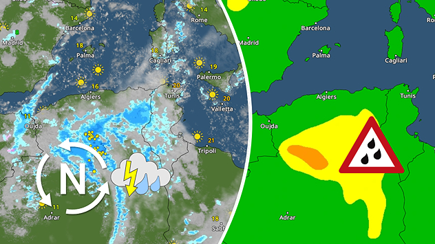 Jake kiše u Alžiru