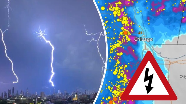 Las tormentas azotaron la ciudad con virulencia. 