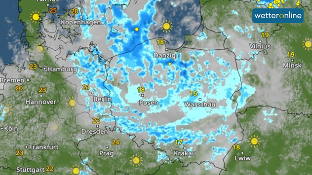 WetterRadar Freitag