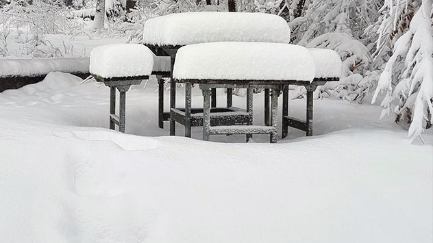 Viel Schnee bei Siegen