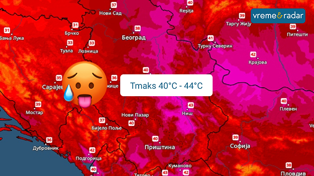 Vrućina u subotu