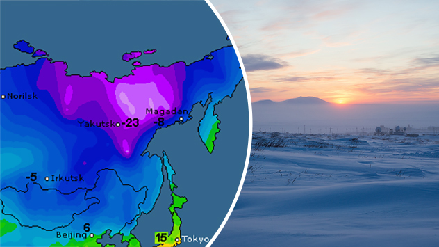 Sibirien wintert ein