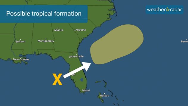 Chance of tropical formation within the next 7 days. 