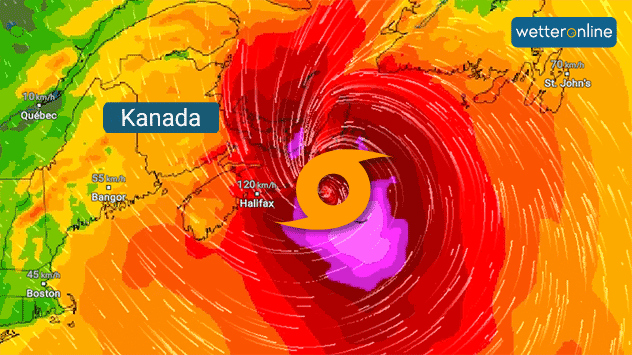 Hurrikan FIONA im WindRadar
