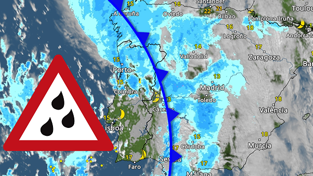 La lluvia caída en las últimas horas dejó consecuencias en algunos puntos de España.