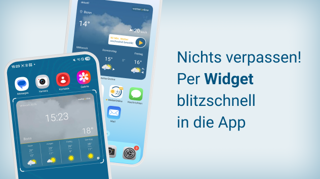 Per Widget blitzschnell in die App.