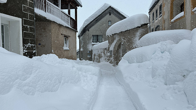 Viel Schnee in den Südalpen