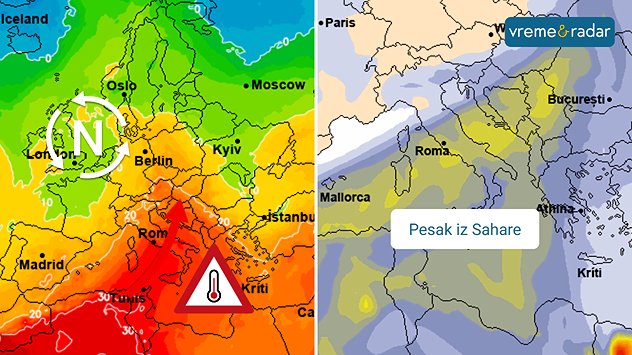 Vruć vazduh i saharski pesak