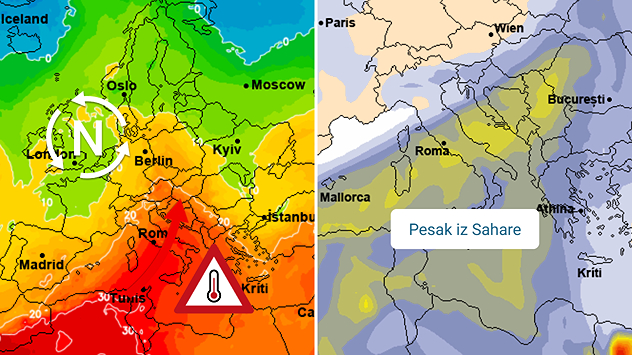 Vruć vazduh i saharski pesak