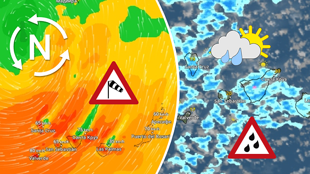 Ciklon na Kanarskim ostrvima