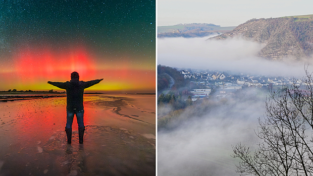 Polarlicht und frostige Morgenstunden.