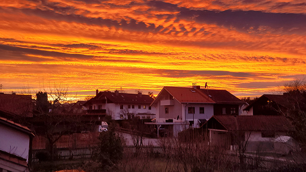 Auch im oberbayerischen Iffeldorf brennt der 