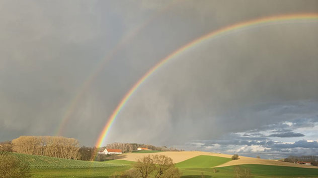 © Christoph Gries Bichlmaier via WetterMelder Deutschland Regenbogen