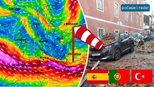 Už niekoľko dní preteká prúd prúdiaci nad Stredozemným morom.