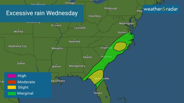 Excessive rain Wednesday