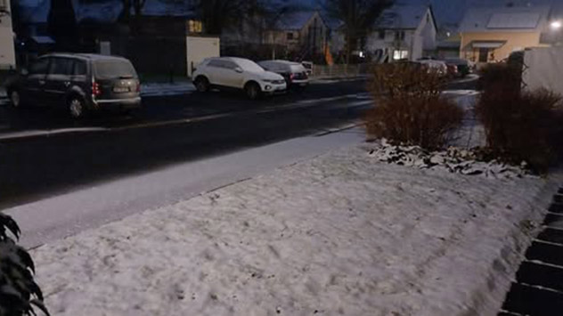 Schnee im östlichen Ruhrgebiet