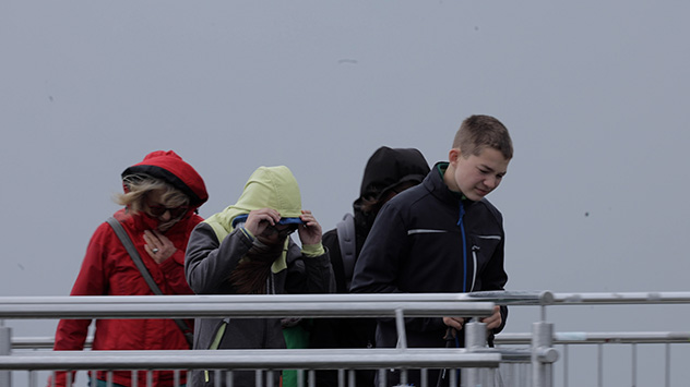 Sturm auf dem Fichtelberg