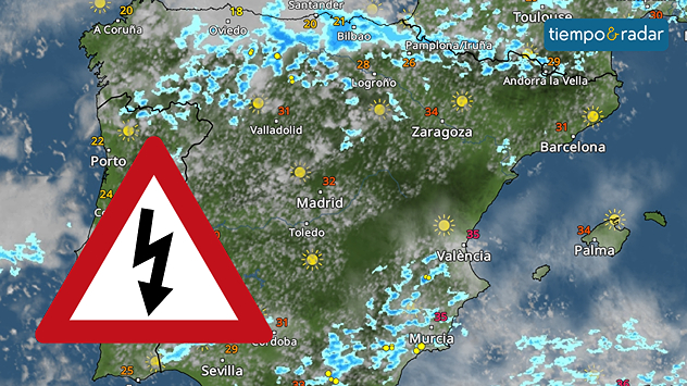 Los chubascos y las tormentas podrán ser puntualmente fuertes. 