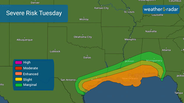 Level 3 out of 5: Severe storms could hug part of Gulf Coast – Weather News